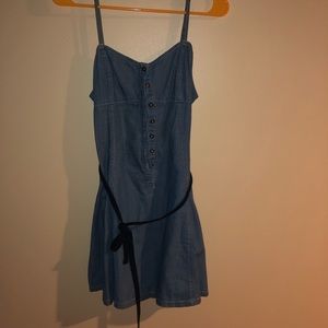 Women’s spaghetti strap denim sundress
